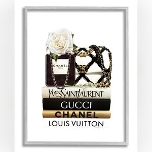 CHANEL Black and White Picture Frame